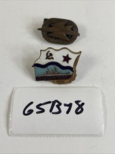 Post-WW2 Insignia Lot Badge Pinback Polish Air Force WOSF Russian Navy 65B78 picture