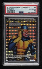 2015 Upper Deck Marvel Vibranium Radiance /50 Cyclops #4 PSA 10 GEM MT 1ct9 picture