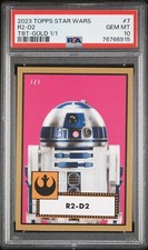 2023 Topps Star Wars Throwback Thursday R2-D2 Gold 1/1 PSA 10 picture