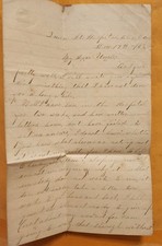 110th Ohio Letter Russian Fleet Dec 17-18, 1863 from Queen Street Hospl, Alex Va picture
