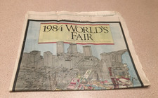 VINTAGE 1984 NEW ORLEANS WORLD'S FAIR NEWSPAPER MAISON BLANCHE WILLIE NELSON ++ picture