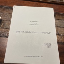 ￼ Vintage ADDAM’S FAMILY  Hanna-Barbera Cartoon SCR￼IPTS 90’s Animation Cels I24 picture
