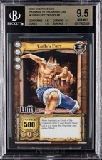 2006 ONE PIECE CCG PASSAGE TO THE GRAND LINE LUFFY'S FURY SILVER RARE - BGS 9.5 picture