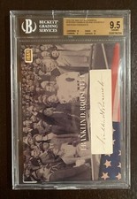 THE BAR PRESIDENT FRANKLIN ROOSEVELT AUTO PSA/DNA 1.5 GRAM 14K GOLD BAR BGS 9.5 picture
