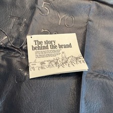 Vintage Marlboro Promo Naugahyde Apron With Ranch Brands Yellowstone 6666 picture