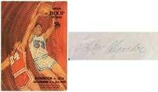 Lew Alcindor ~ Signed Autographed 1950's UCLA Auto Kareem Abdul-Jabbar ~ JSA LOA picture