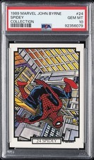 1989 MARVEL JOHN BYRNE COLLECTION #24 SPIDEY PSA 10 picture