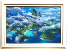 Authentic work James Coleman print Peter Pan painting Disney authorized artist picture