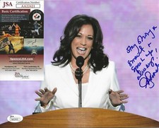 Kamala Harris Signed 8x10 Photo w/ JSA COA #AA22421 Vice President Joe Biden picture