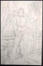 ERIC BASALDUA Original Cover Art- Grimm Fairy Tales Return to Wonderland #4 EBAS picture