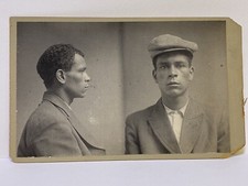 Vintage 1910 NYC Gangster Police Bertillon Mugshot Old Mobster Crime Photo NYPD picture