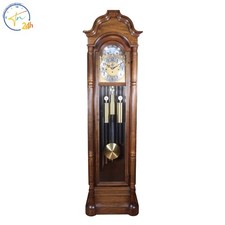 Serviced 1970s Herschede 9 Tube Grandfather Clock Model 106 Christopher Columbus picture