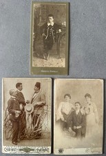Bulgaria Ruse Jewish 3 Cabinet Photos Rustschuk Judaica Ottoman Wearing Fez picture