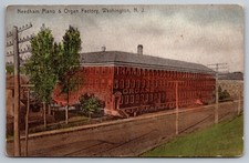 Needham Piano & Organ Factory Washington NJ Postcard Early 1900s George V picture