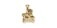 Puggle Jewelry 14k Gold Handmade Puggle Pendant PGL31X-NPG picture