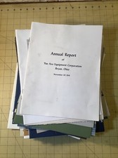 Group Of 40+ Annual Reports 1941-1983 Aro Equipment Corp. Bryan OH INV-AE15 picture