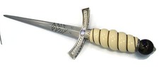 Belvedere Jade Jagger Dagger 18K White Gold Diamond Pale Sapphires picture
