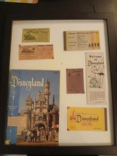 1957 Vintage Disneyland Souvenir Collection: Tickets, Map, Program, Parking picture