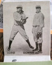 TY COBB 1908 Detroit Tigers Home Team Fold-Out Postcard Unused RaRiTY +PSA 10 picture