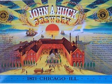 Vintage 1978 Beer John A Huck Brewery Beer Label Buyer Approval Jos Huber Museum picture
