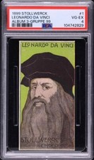 1899 Stollwerck Leonardo Da Vinci ALBUM 3 GRUPPE #1 PSA 4 Holy Grail Pop 4 VRare picture