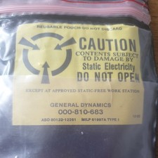 General Dynamics American Aerospace and Defence PCB Part sealed unopened Pouch picture