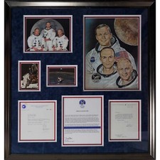 Apollo 11 NASA Crew Signed Letters - Neil Armstrong, Buzz Aldrin, M. Collins PSA picture
