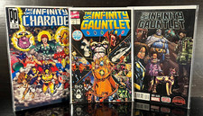 The INFINITY GAUNTLET 1st Issue 1 1991 2015 2nd Printing Variant Charade PP lot picture