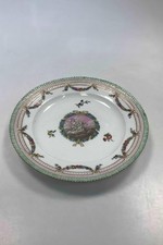 13 Royal Copenhagen Dinner Plates Holsten-Gottorp Set from 1783 ( Flora Danica picture