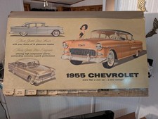 1955 Chevrolet Original Dealership Showroom Flip A-Frame Advertisment picture