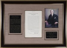 WOODROW WILSON - PRESIDENTIAL PROCLAMATION SIGNED 10/23/1913 picture