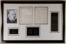 CHAIM WEIZMANN (ISRAEL) - TYPED LETTER SIGNED 03/21/1933 WITH CO-SIGNERS picture