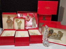 Full 12 Piece Set - GORHAM Crystal and Gold Nativity Set - WITH BOXES picture
