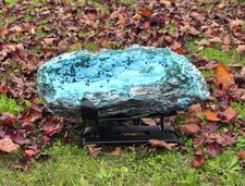 Exceptional XL Chrysocolla with Malachite & Native Copper | 18 kg Display picture