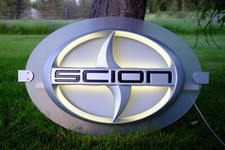 Original Scion Dealership Illuminated Sign Toyota Lexus Lighted Genuine 4 Feet picture