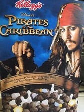 KELLOGG'S Pirates of the Caribbean Cereal 2006 SEALED picture