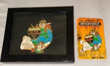 Disney Pins Artist Proof A.P 2004 Chip & Dale Prototype Pin Lot Jumbo LE 5 & 750 picture
