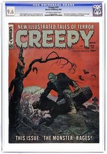 Creepy #10 (Warren Publishing August 1966) Frank Frazetta Cover CGC 9.6 picture