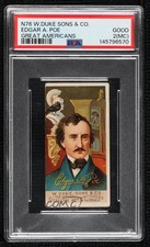 1888 Duke's Great Americans Tobacco N76 Edgar Allan Poe PSA 2 11bd picture