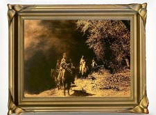 Edward S. Curtis Photo Gold Tone Glass Plate 11