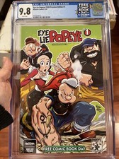 Eye Lie Popeye #1 CGC 9.8 ๐ฅ Preview Edition ๐ฅ With FCBD Custom Label๐ฅ๐ L@@K picture