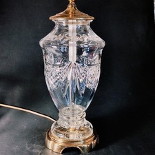 WATERFORD SOCIETY PENROSE ELECTRIC LAMP, Cut Lead Crystal, 27