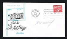 Robert E. Wood d 1969 signed autograph First Day Cover Sears VP Allstate Creator picture