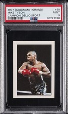 1997 EDIGAMMA I GRANDI CAMPIONI DELLO SPORT #98 MIKE TYSON PSA 9 picture