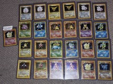 220 Vintage Pokemon Card Bundle - Base Set, Jungle, Fossil, 1st Edition & Neogen picture