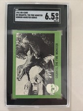 Sgc 6.5 Godzilla Rookie Card 1961 Nu Cards NM Horror Monsters  Gigantis #2 picture