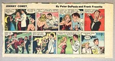 ATTENTION FRAZETTA COMPLETISTS   RARE JOHNNY COMET NEWSPAPER STRIP COLLECTION picture
