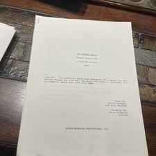￼ Vintage ADDAM’S FAMILY  Hanna-Barbera Cartoon SCR￼IPTS 90’s Animation Cels I24 picture