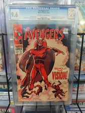 AVENGERS #57 (1968) - CGC GRADE 9.6 - MARVEL 1ST APPEARANCE VISION 2ND ULTRON picture