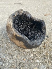 Priceless Rare Large Natural Oil Inclusion Geode Keokuk - Iowa Mineral Specimen picture